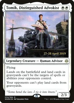 Tomik, Distinguished Advokist #34s · Magic: The Gathering