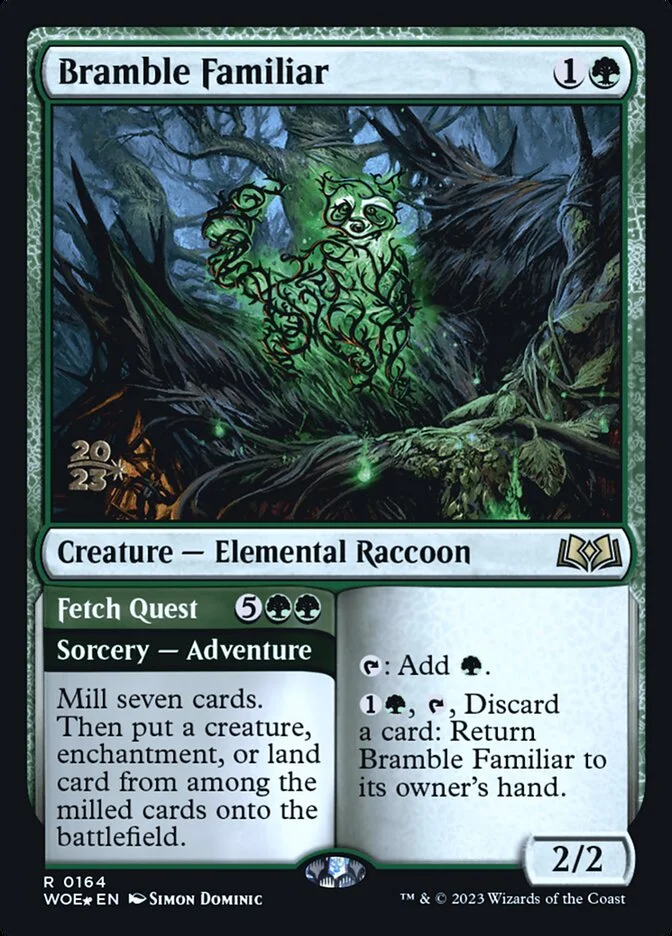 Bramble Familiar // Fetch Quest 「PWOE/164s」「EN」