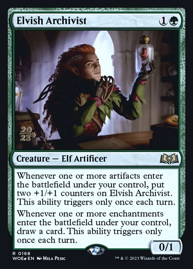 Elvish Archivist 「PWOE/168s」「EN」