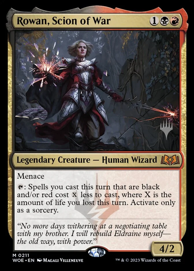 Rowan, Scion of War 「PWOE/211p」「EN」