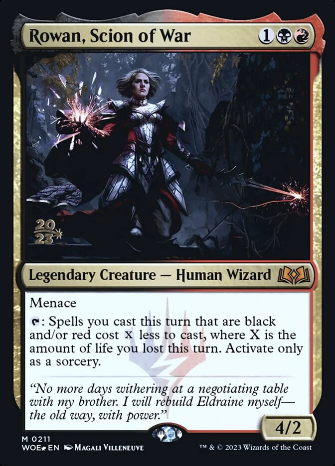 Rowan, Scion of War 「PWOE/211s」「EN」