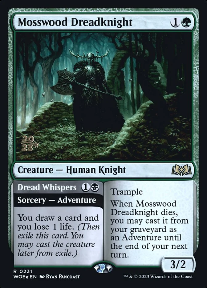 Mosswood Dreadknight // Dread Whispers 「PWOE/231s」「EN」