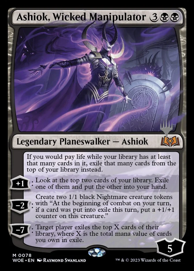 Ashiok, Wicked Manipulator 「PWOE/78p」「EN」