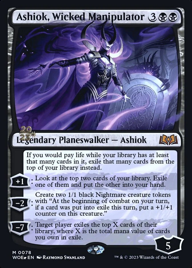 Ashiok, Wicked Manipulator 「PWOE/78s」「EN」