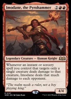 Imodane, the Pyrohammer #137p · Magic: The Gathering