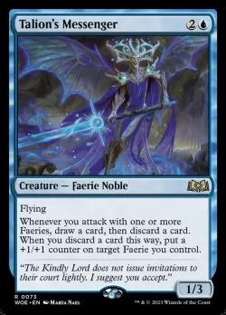 Talion's Messenger #73p · Magic: The Gathering