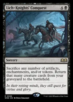 Lich-Knights' Conquest #96p · Magic: The Gathering