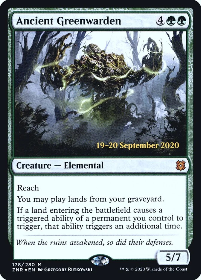 Ancient Greenwarden 「PZNR/178s」「EN」