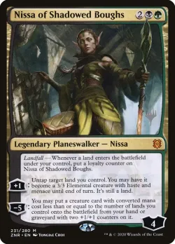 Nissa of Shadowed Boughs 「PZNR/231p」「EN」