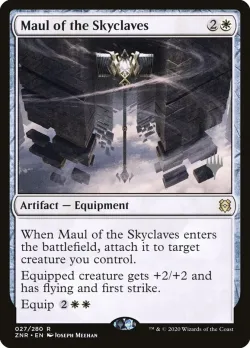Maul of the Skyclaves #27p · Magic: The Gathering