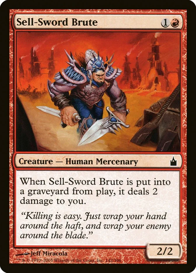 Sell-Sword Brute 「RAV/142」「EN」