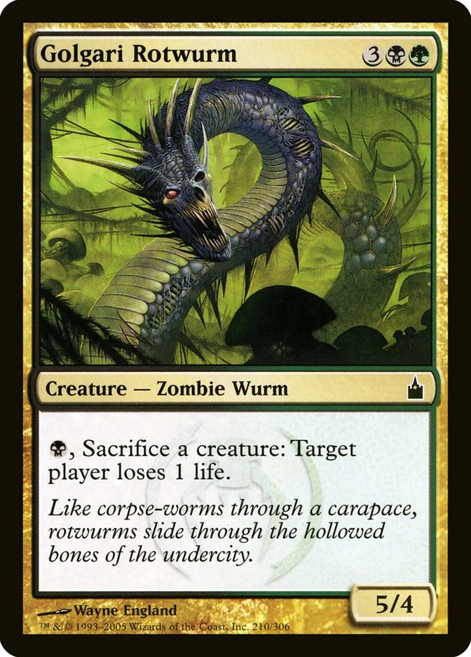 Golgari Rotwurm 「RAV/210」「EN」