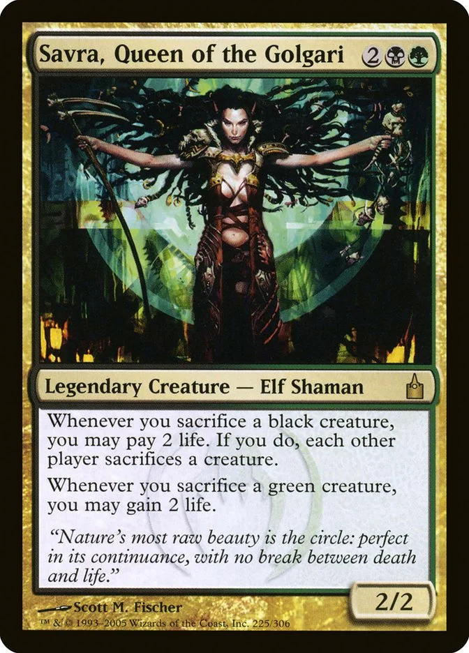 Savra, Queen of the Golgari 「RAV/225」「EN」
