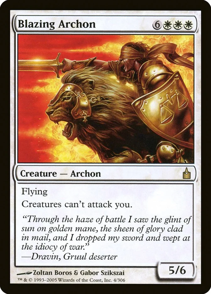 Blazing Archon 「RAV/4」「EN」