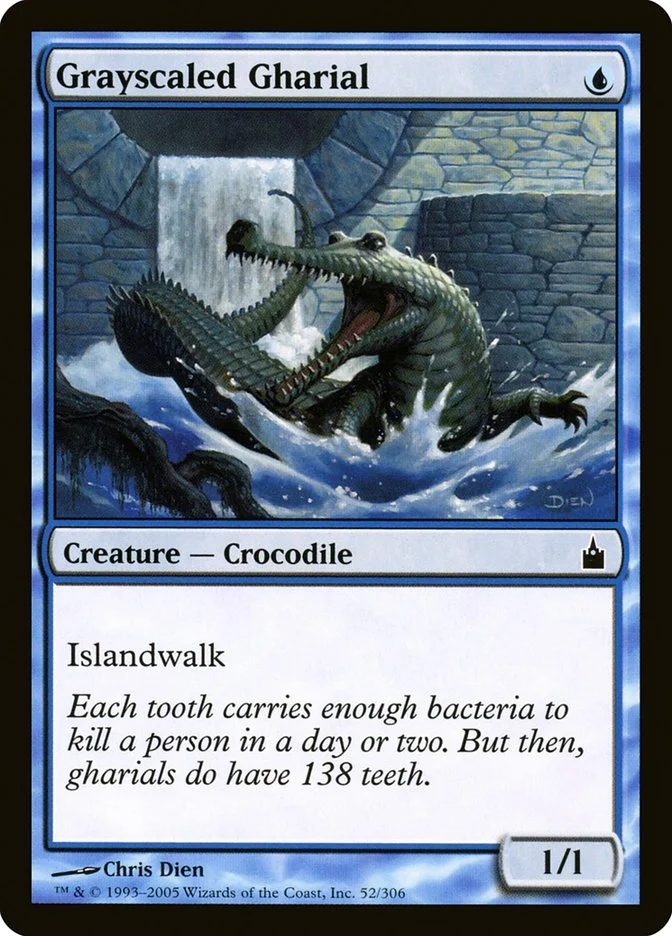 Grayscaled Gharial 「RAV/52」「EN」