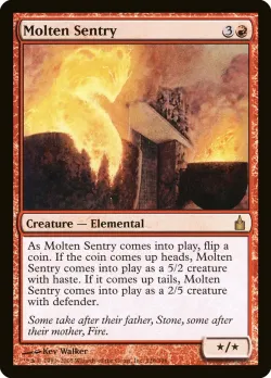 Molten Sentry #136 · Magic: The Gathering