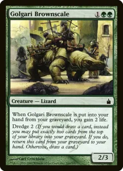 Golgari Brownscale #166 · Magic: The Gathering