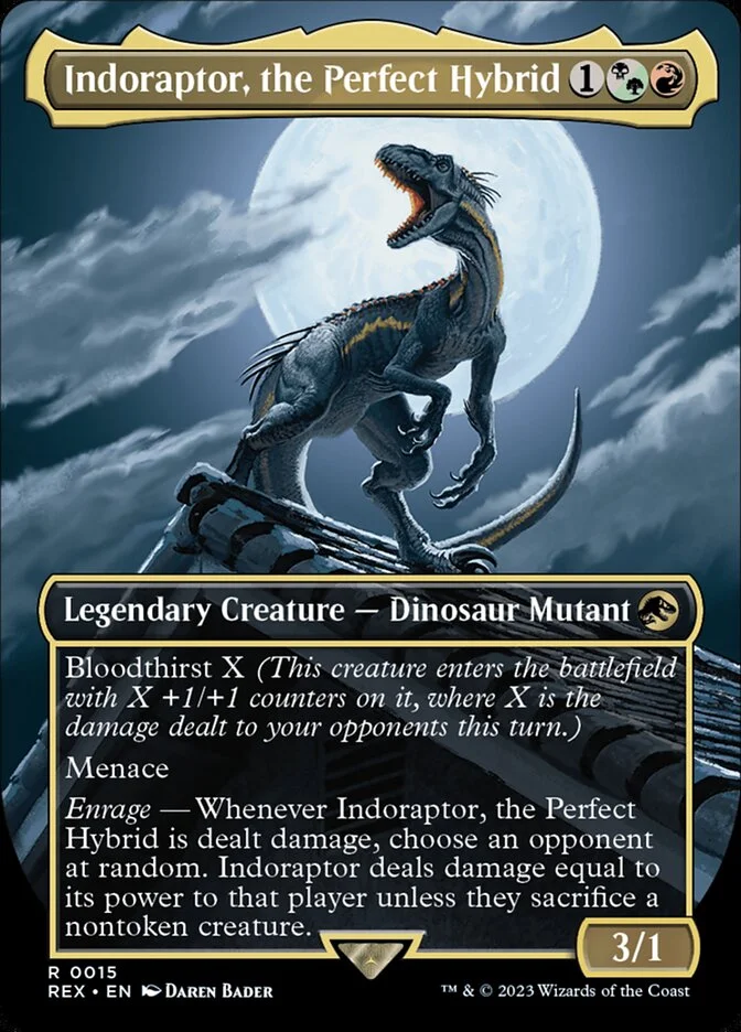 Indoraptor, the Perfect Hybrid 「REX/15」「EN」