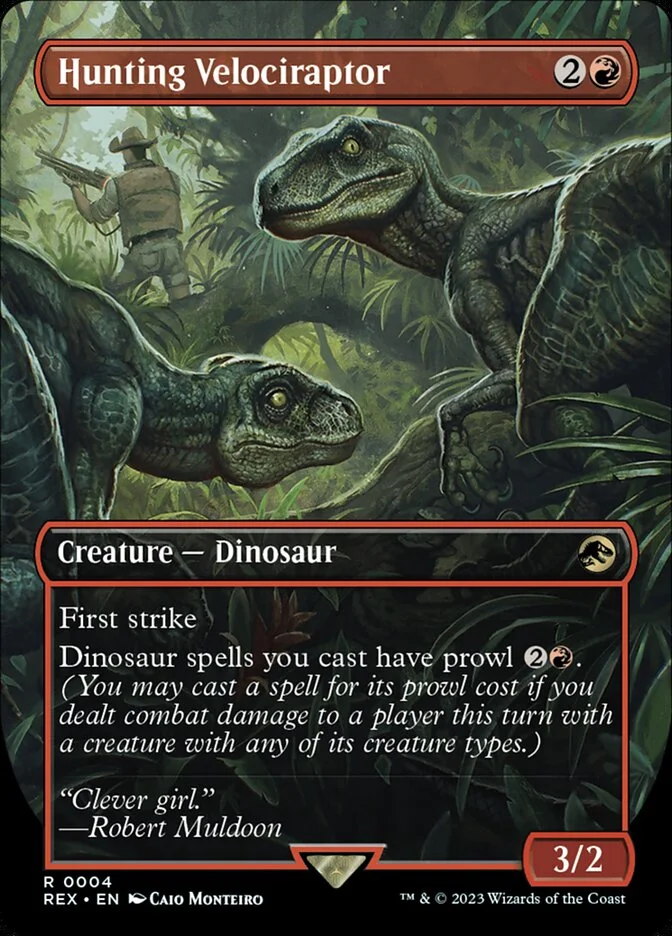 Hunting Velociraptor 「REX/4」「EN」