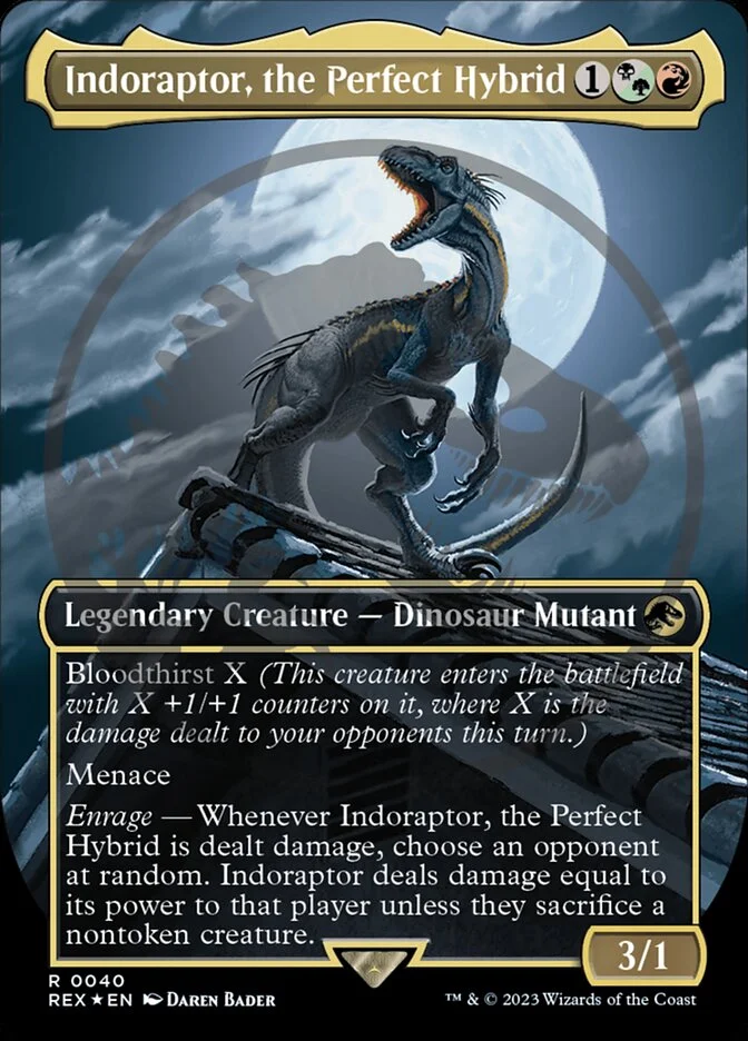 Indoraptor, the Perfect Hybrid 「REX/40」「EN」