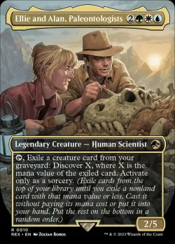 Ellie and Alan, Paleontologists 「REX/10」「EN」