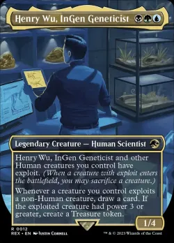 Henry Wu, InGen Geneticist 「REX/12」「EN」