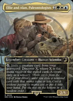 Ellie and Alan, Paleontologists 「REX/35」「EN」