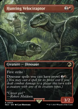 Hunting Velociraptor 「REX/4」「EN」