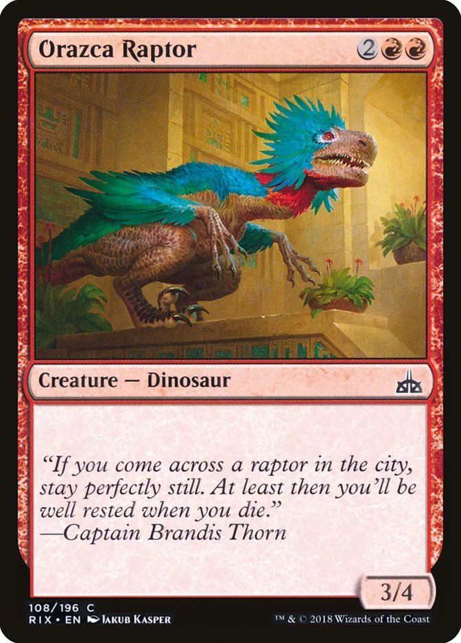 Orazca Raptor 「RIX/108」「EN」