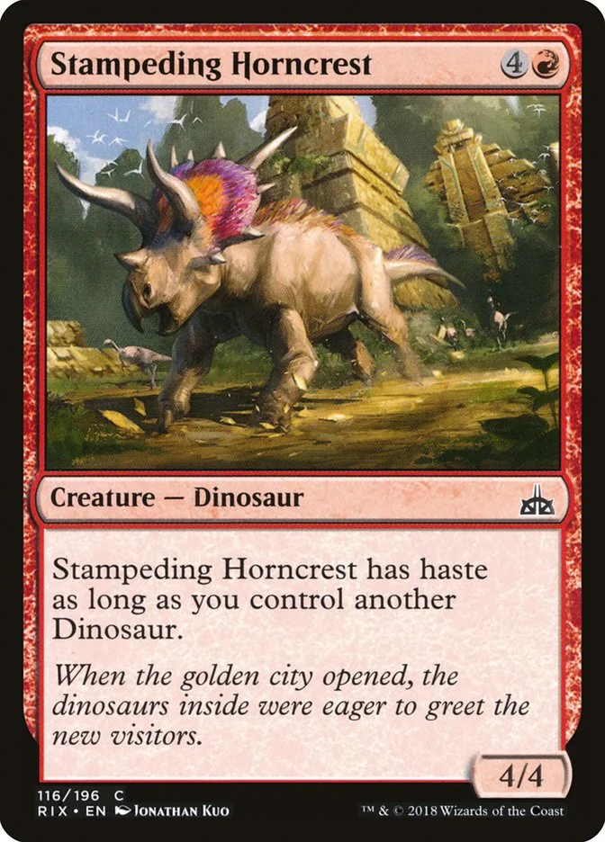 Stampeding Horncrest 「RIX/116」「EN」
