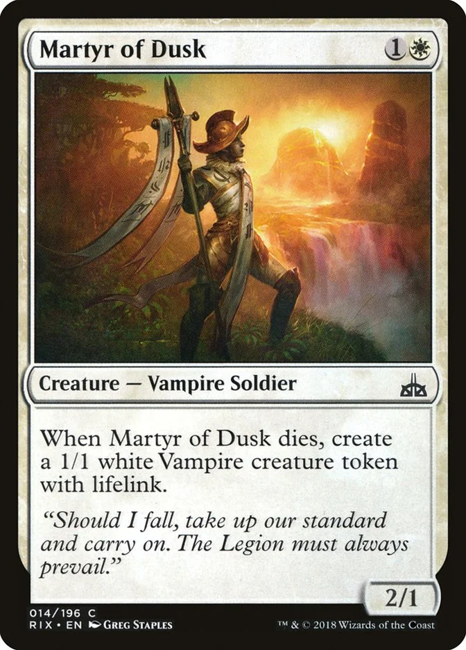 Martyr of Dusk 「RIX/14」「EN」