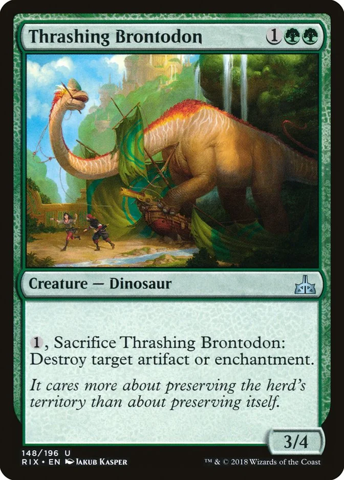 Thrashing Brontodon 「RIX/148」「EN」