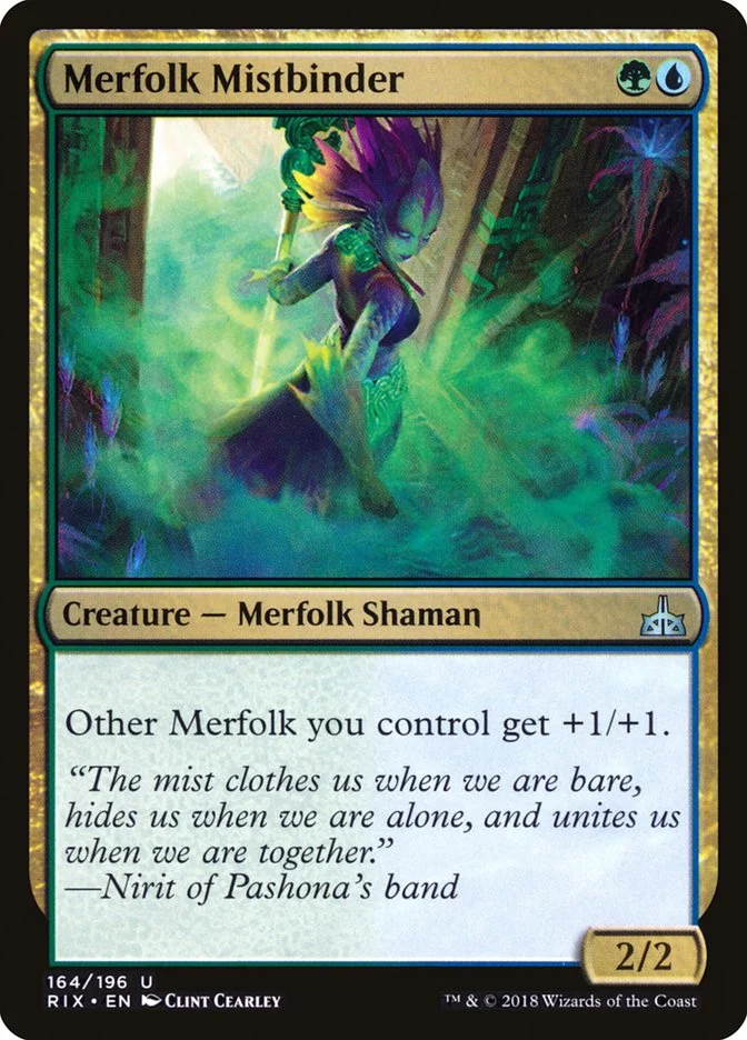 Merfolk Mistbinder 「RIX/164」「EN」