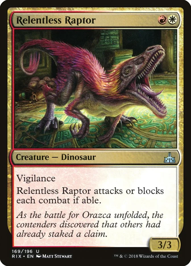 Relentless Raptor 「RIX/169」「EN」