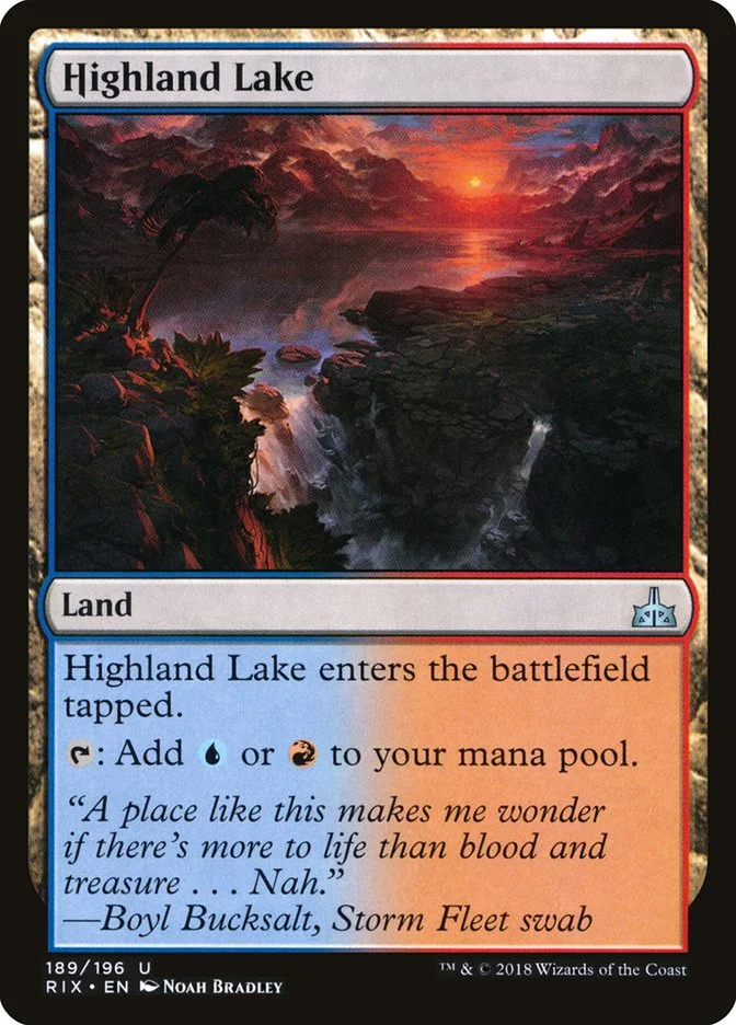Highland Lake 「RIX/189」「EN」