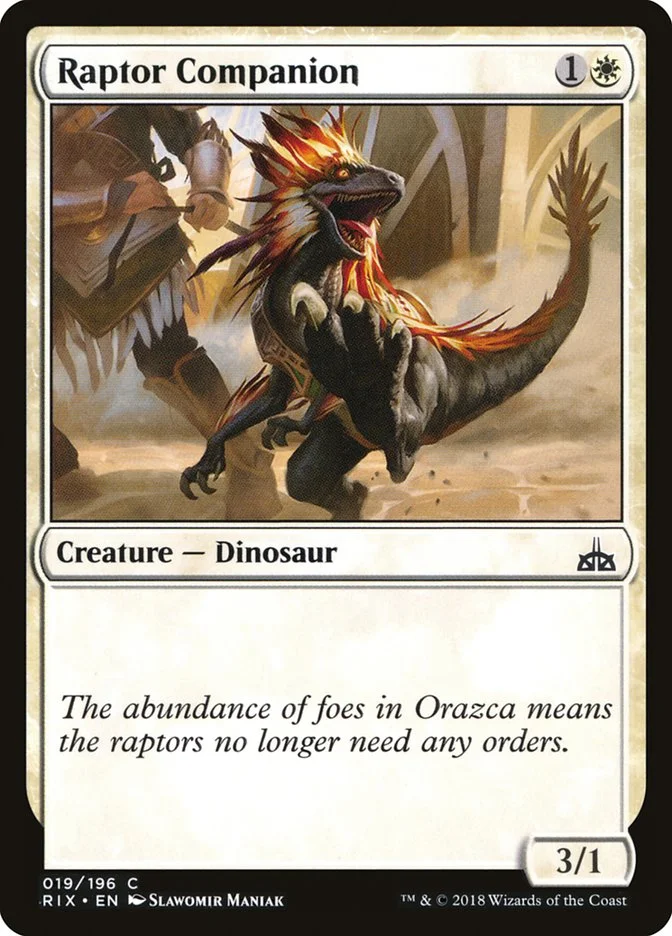 Raptor Companion 「RIX/19」「EN」
