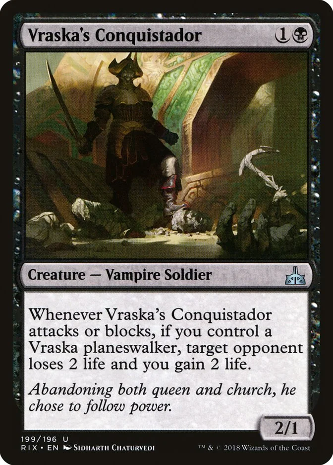 Vraska's Conquistador 「RIX/199」「EN」