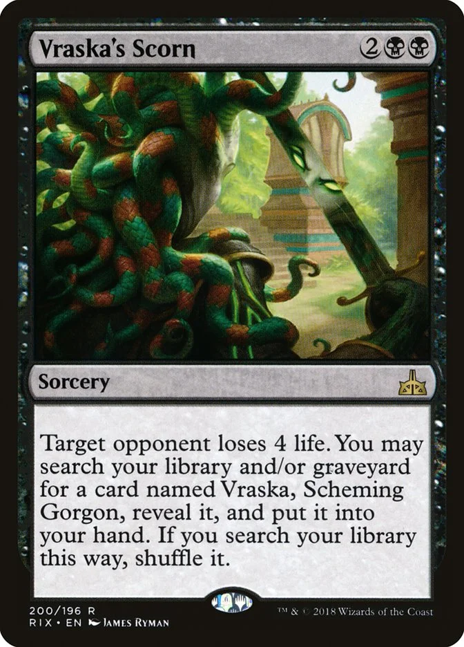 Vraska's Scorn 「RIX/200」「EN」