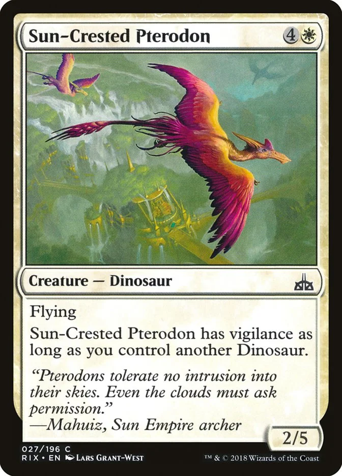 Sun-Crested Pterodon 「RIX/27」「EN」
