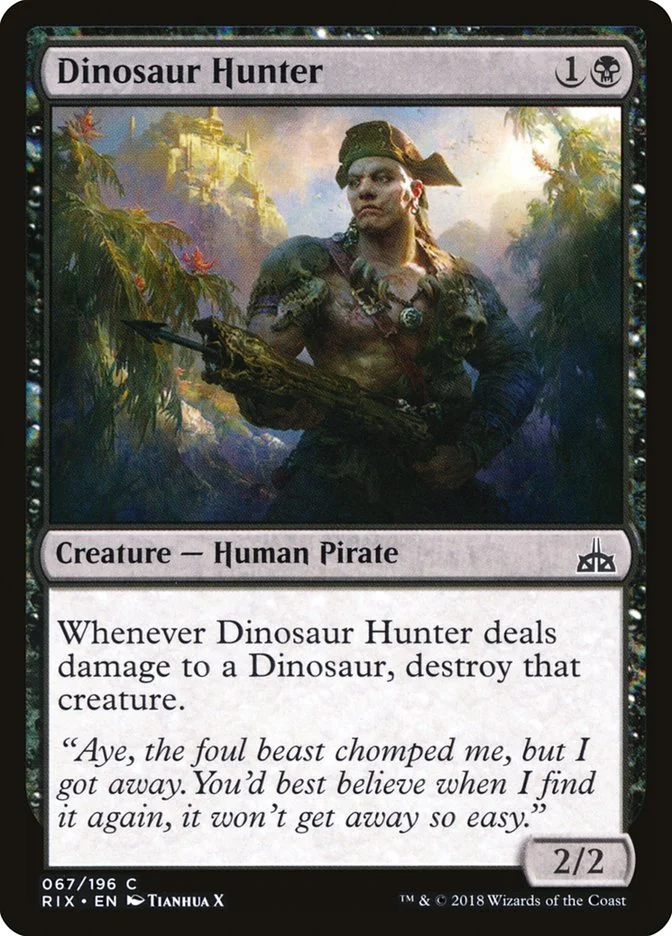 Dinosaur Hunter 「RIX/67」「EN」