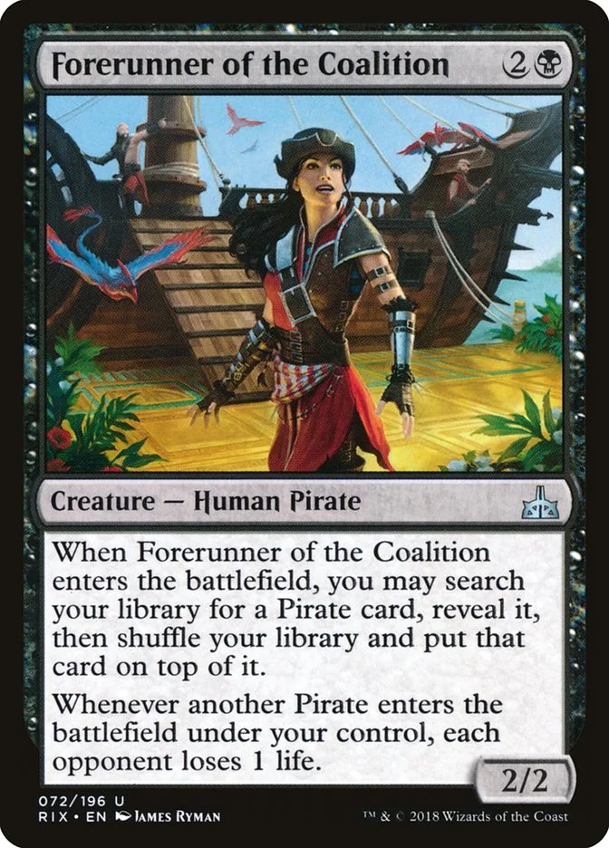 Forerunner of the Coalition 「RIX/72」「EN」