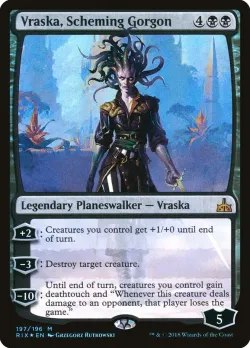 Vraska, Scheming Gorgon 「RIX/197」「EN」
