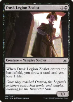 Dusk Legion Zealot #70 · Magic: The Gathering