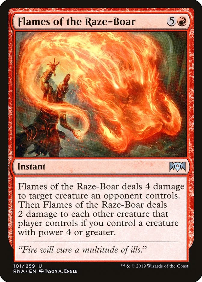 Flames of the Raze-Boar 「RNA/101」「EN」