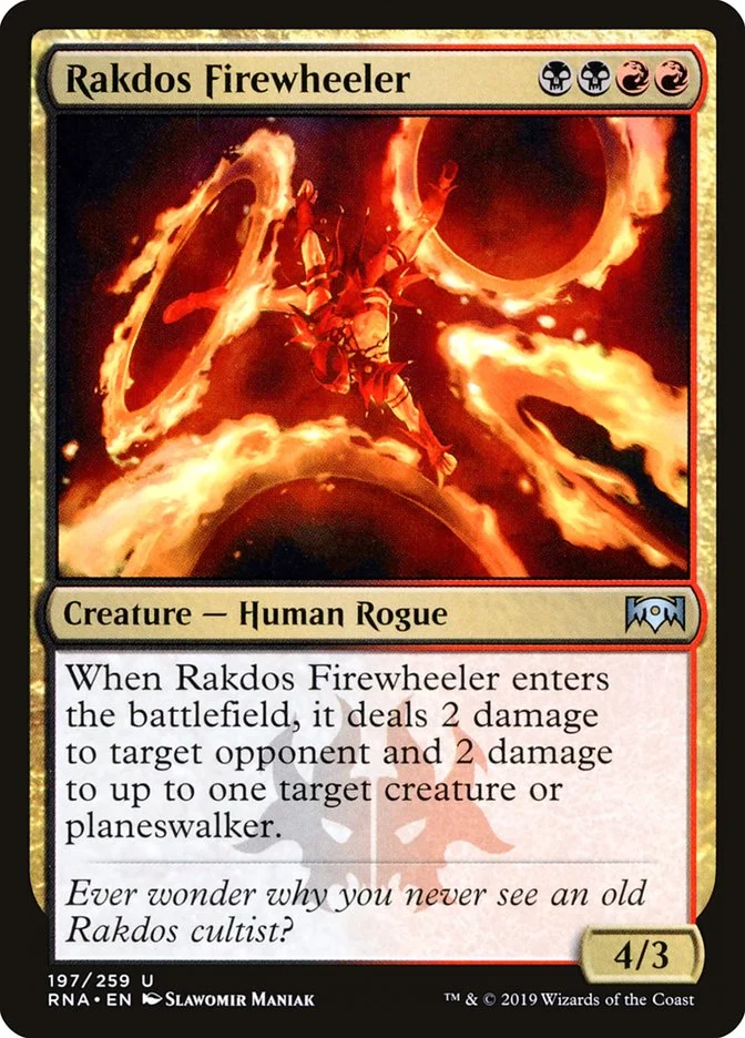 Rakdos Firewheeler 「RNA/197」「EN」