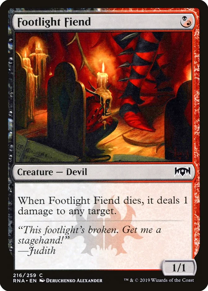 Footlight Fiend 「RNA/216」「EN」