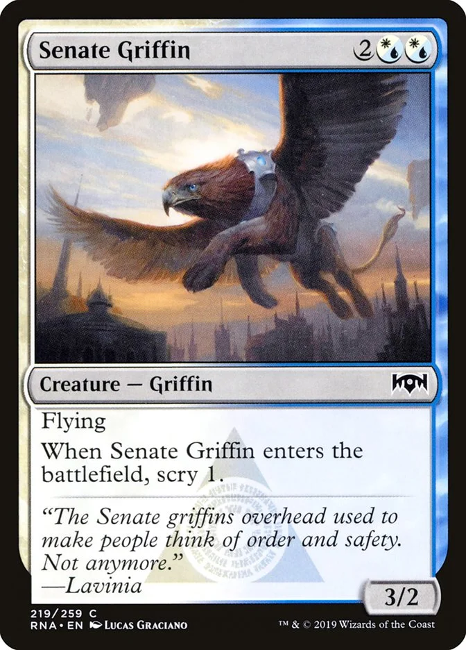 Senate Griffin 「RNA/219」「EN」