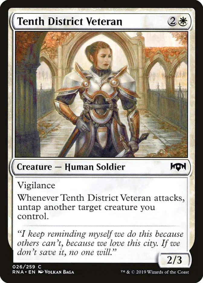 Tenth District Veteran 「RNA/26」「EN」