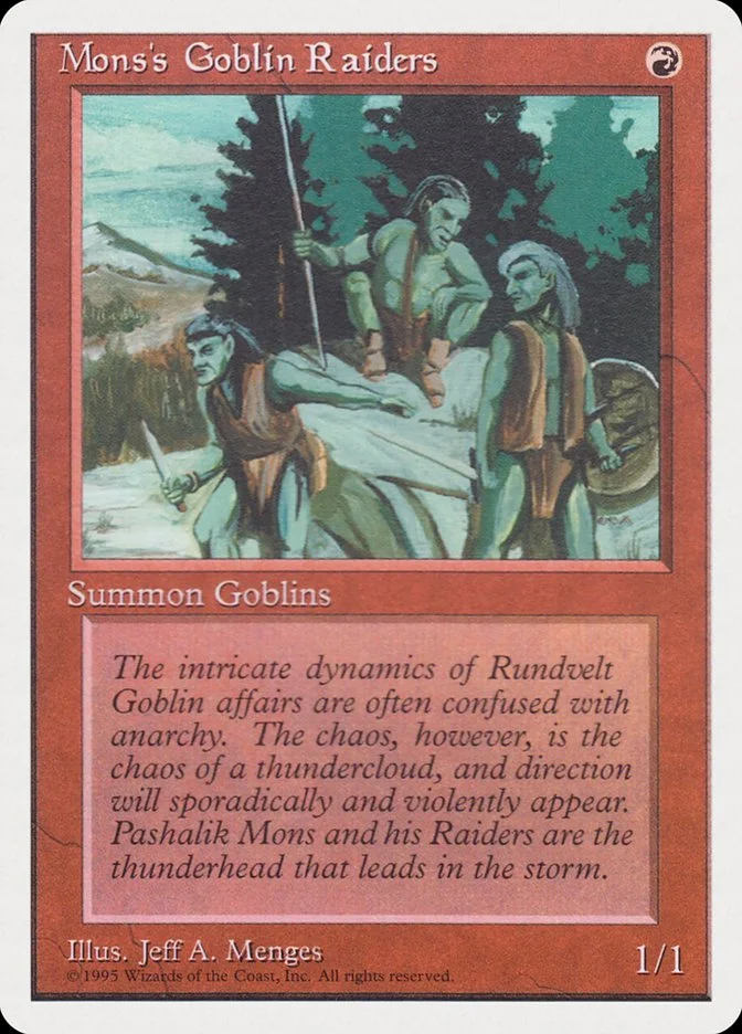 Mons's Goblin Raiders 「RQS/34」「EN」