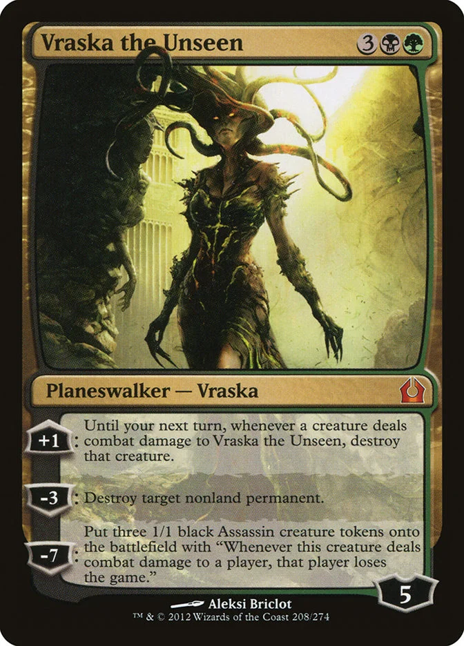 Vraska the Unseen 「RTR/208」「EN」